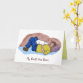 Vaderdag "Mijn vader is de beste" Kaart (Gele Bloem)