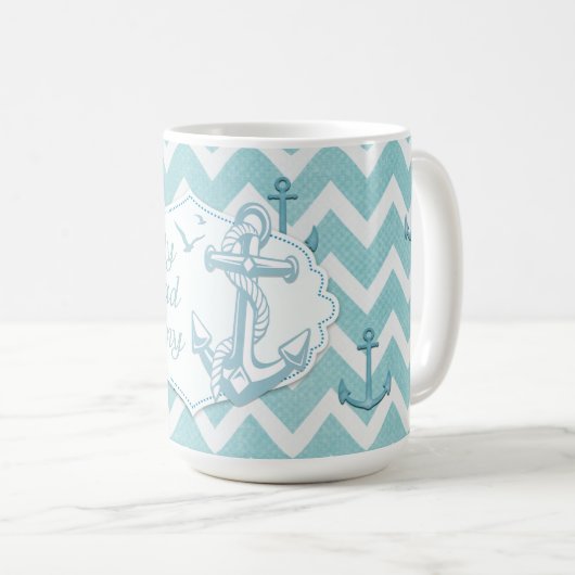 Vaderdag - "Mijn vader is mijn anker" Koffiemok (Voorkant rechts)