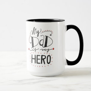 vaderdag - "Mijn vader is mijn Hero" Mok
