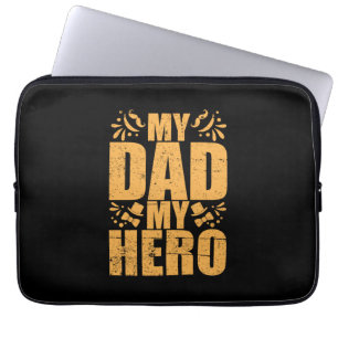 Vaderdag Mijn Vader Mijn Held Laptop Sleeve