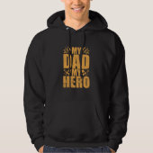 Vaderdag Mijn vader Mijn Hero Hoodie (Voorkant)
