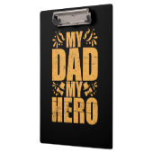 Vaderdag Mijn vader Mijn Hero Klembord (Links)