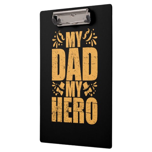 Vaderdag Mijn vader Mijn Hero Klembord (Links)