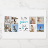 Vaderdag Mini Liquor Fles Etiketten Gift (Enkel label)