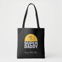 Vaderdag modern design "SUPER DAD" Trendy