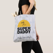 Vaderdag modern design "SUPER DAD" Trendy Tote Bag (Dichtbij)