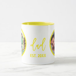 vaderdag | Modern Trendy Dad Foto Mok