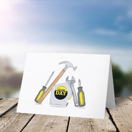 Vaderdag Moderne eenvoudige tools Feestdagen Kaart