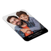 Vaderdag Moderne persoonlijke foto Magneet (Rechterzijde)