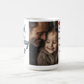 Vaderdag Mok met aangepaste foto - cadeau voor pap (Center)