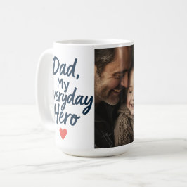 Vaderdag Mok met aangepaste foto - cadeau voor pap