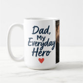 Vaderdag Mok met aangepaste foto - cadeau voor pap (Links)