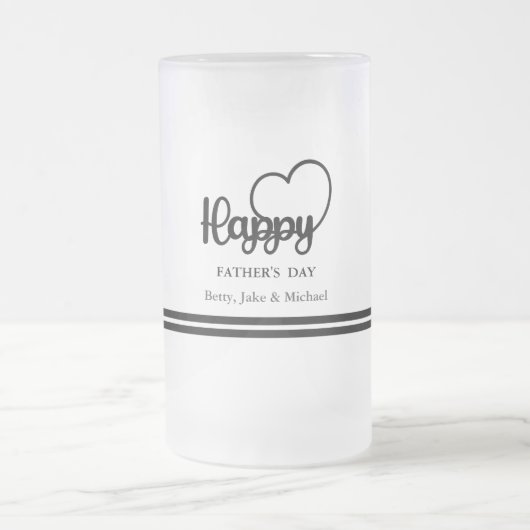 Vaderdag Mok, Vaderdag Gift Matglas Bierpul (Center)
