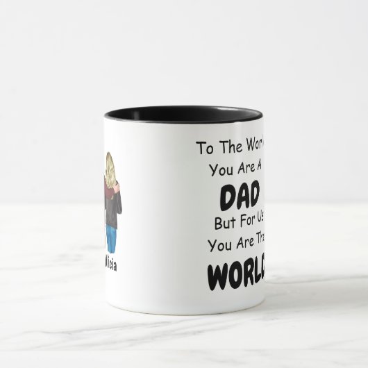 Vaderdag Mok van dochter en zoon (Midden)