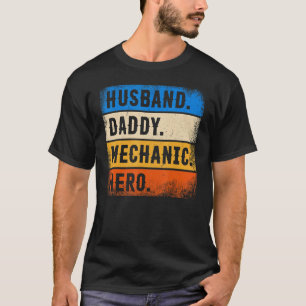 Vaderdag monteur Echtgenoot Pappie monteur Held T-shirt