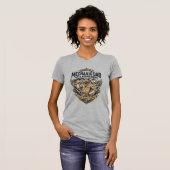 Vaderdag monteur vader T-shirt Grappige werkende v (Voorkant volledig)