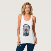 Vaderdag monteur vader T-shirt grappige werkende v (Volledige Voorkant)