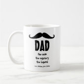 Vaderdag, Mustache, papa, aangepast Koffiemok (Links)