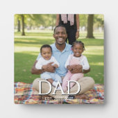 Vaderdag Mutsen Foto Papa Opgericht Fotoplaat (Voorkant)