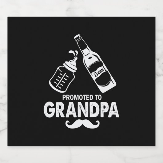 Vaderdag naar opa bier etiket (Enkel label)