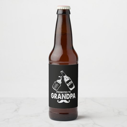 Vaderdag naar opa bier etiket (Voorkant)