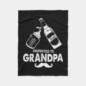 Vaderdag naar opa fleece deken (Voorkant)