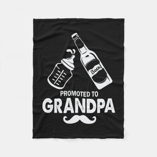 Vaderdag naar opa fleece deken (Voorkant)