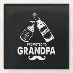 Vaderdag naar opa glazen onderzetter