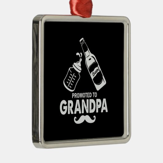 Vaderdag naar opa metalen ornament (Rechts)