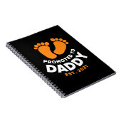 Vaderdag | Naar papa bevorderd in 2021 Notitieboek (Rechterzijde)