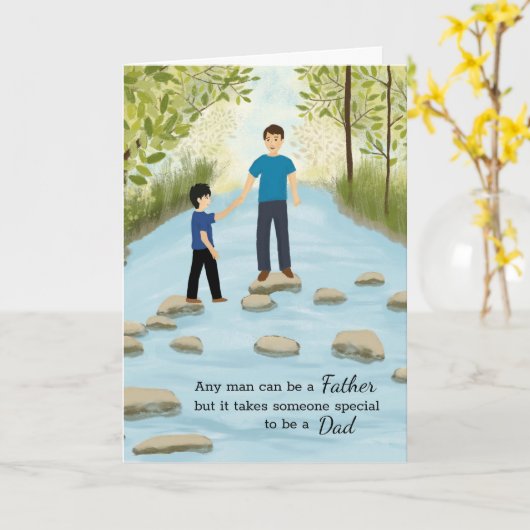 Vaderdag Natuur Outdoors Creek River Kaart (Gele Bloem)