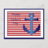 Vaderdag Nautisch anker Briefkaart (Voorkant)