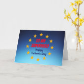 Vaderdag nieuwigheidsuperheld Kaart (Gele Bloem)