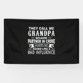 Vaderdag noemen ze me opa spandoek (Horizontaal)