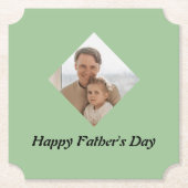 Vaderdag Onderzetter – gepersonaliseerd pastelcade (Voorkant)