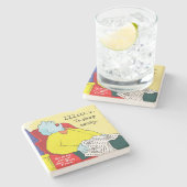 Vaderdag Onderzetter Geschenkbank Snorer (Zijkant)