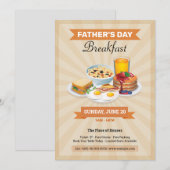 Vaderdag Ontbijtfeestflyer Kaart