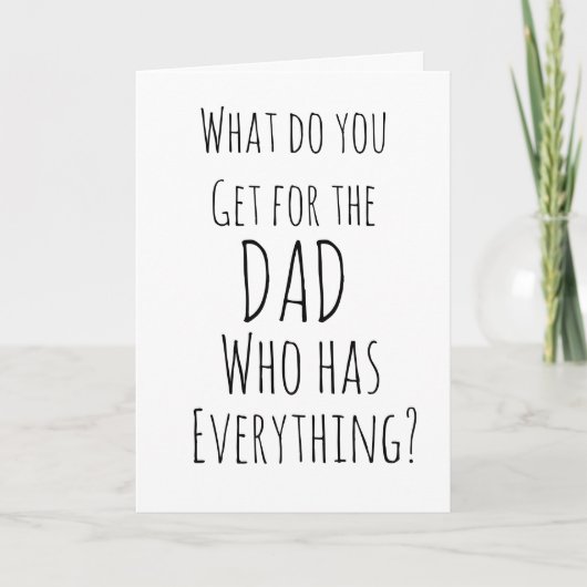 Vaderdag onthult nieuwe opa feestdagen kaart (Voorkant)