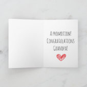 Vaderdag onthult nieuwe opa feestdagen kaart (Binnen)