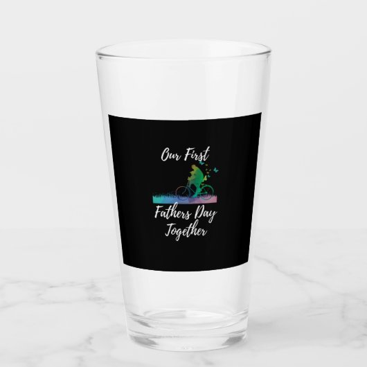 Vaderdag | Onze eerste vaderdag samen Glas (Voorkant)