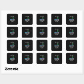 Vaderdag | Onze eerste vaderdag samen Vierkante Sticker (Vel)