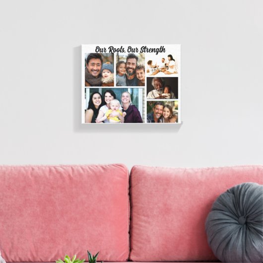 Vaderdag - onze wortels, onze kracht canvas afdruk (Insitu (Woonkamer))