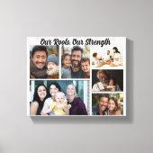 Vaderdag - onze wortels, onze kracht canvas afdruk (Voorkant)