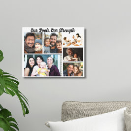 Vaderdag - onze wortels, onze kracht canvas afdruk