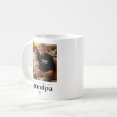 Vaderdag Opa Foto Koffiemok (Voorkant links)
