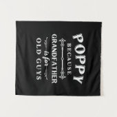 Vaderdag | Opa Is Voor Oude Kerels Wandkleed (Voorkant (horizontaal))