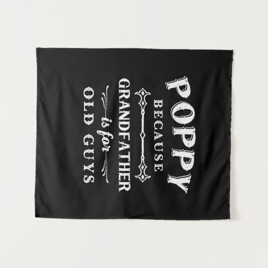 Vaderdag | Opa Is Voor Oude Kerels Wandkleed (Voorkant (horizontaal))