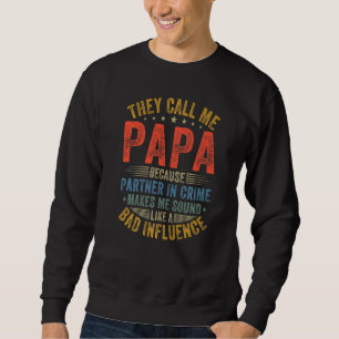 vaderdag opa papa partner in misdaad trui
