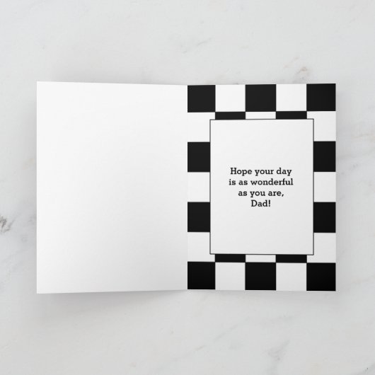 Vaderdag oude auto kaart (Binnen)