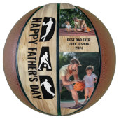 Vaderdag pa 2 Foto beste vader ooit Basketbal (Verticaal)